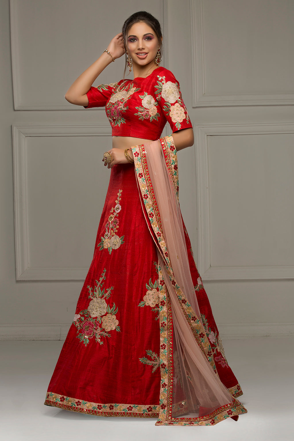 Crimson Carnival - Red Skirt and top