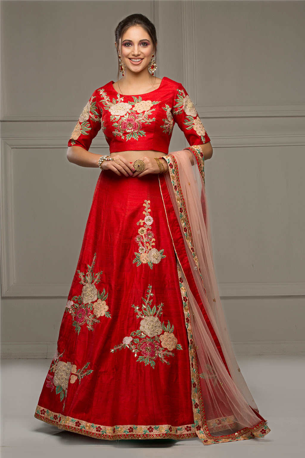 Crimson Carnival - Red Skirt and top