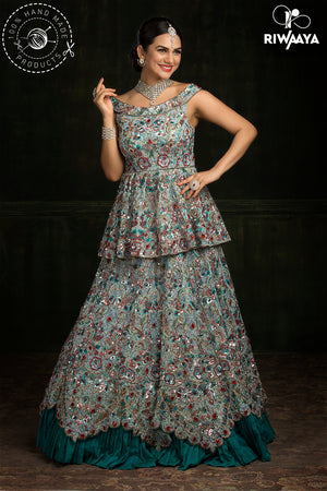 Designer Peplum Lehnga Choli