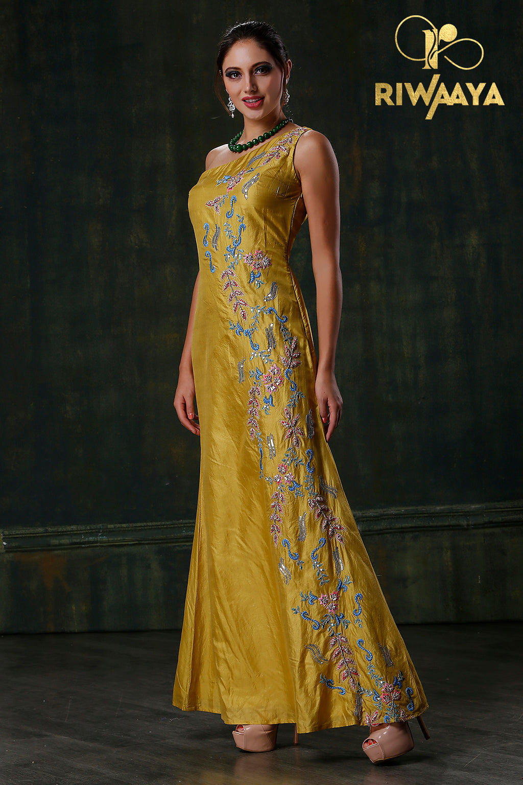 Magnolia Madness - Silk Dual Tone Gown