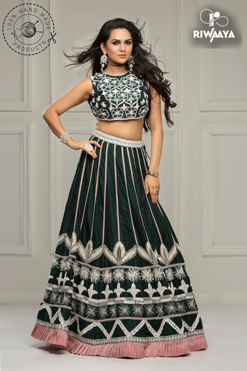 Lehnga Choli for Mehndi