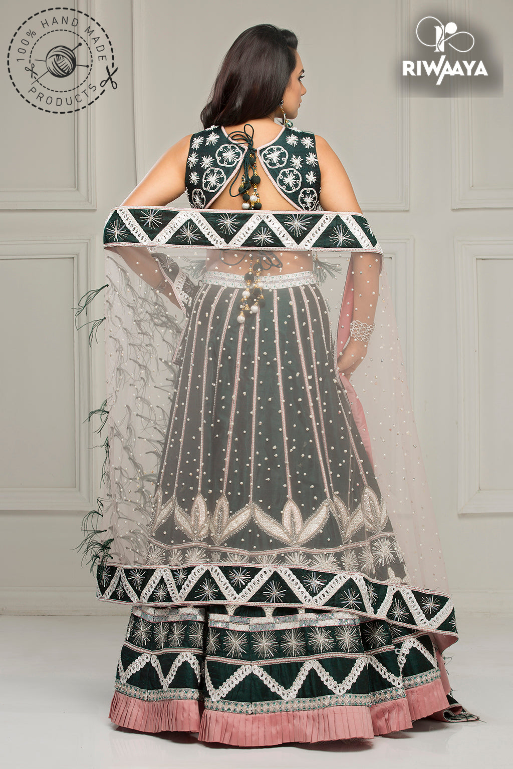 designer Lehnga choli for Mehndi