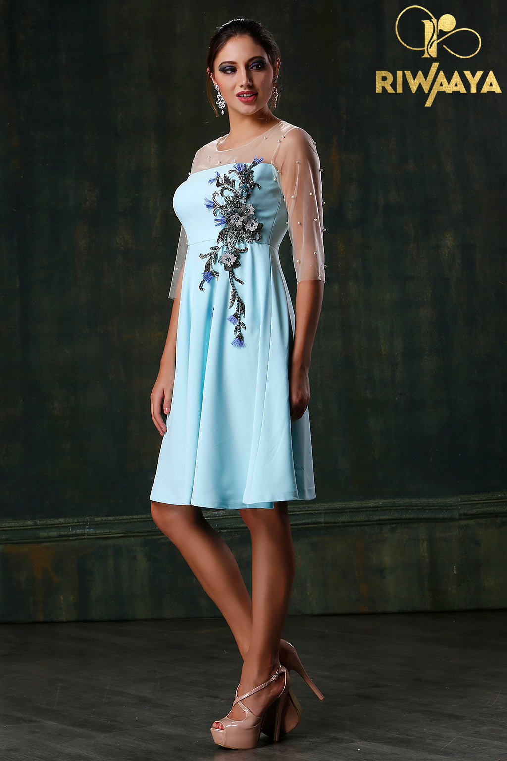 Pistachio Pops - Ice green dress