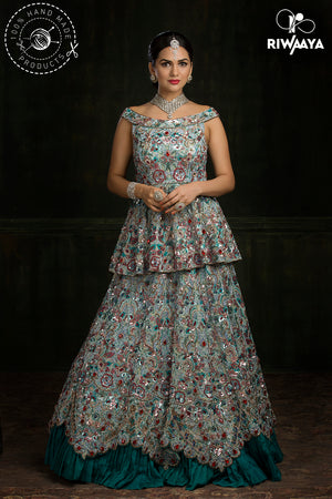 Peplum Lehnga Choli