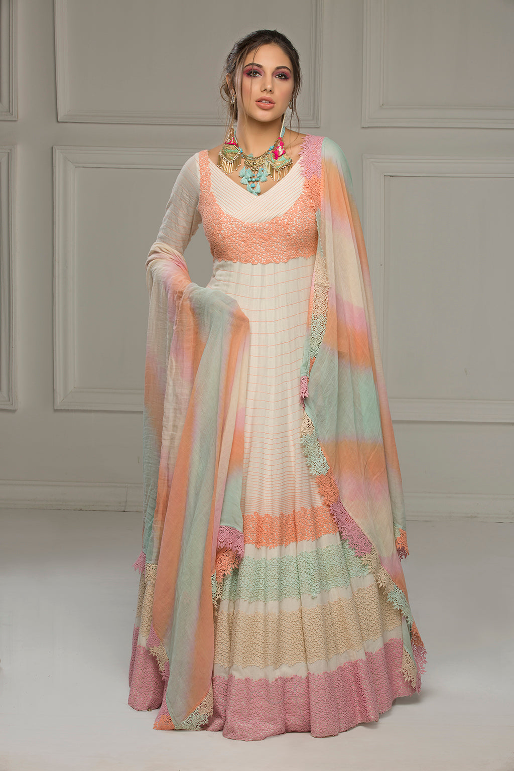 Victorian Glory - New take on Anarkali kurtas