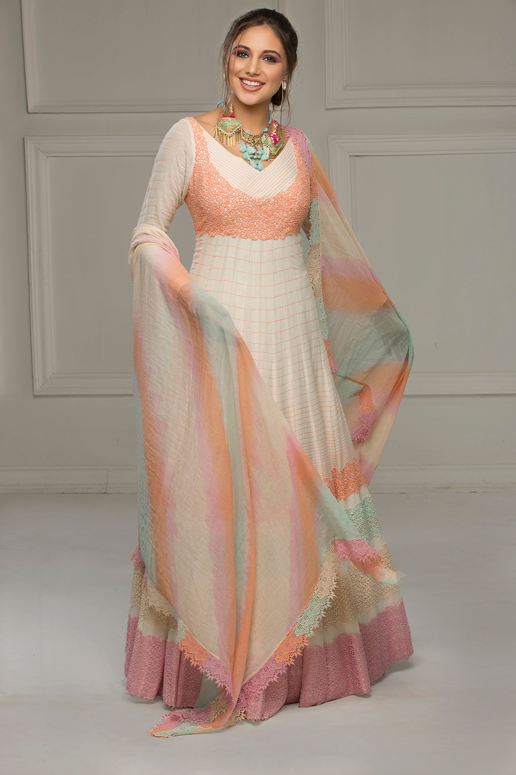 Victorian Glory - New take on Anarkali kurtas