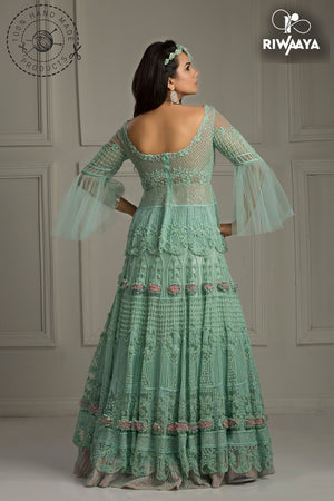 Designer Peplum Lehnga Choli