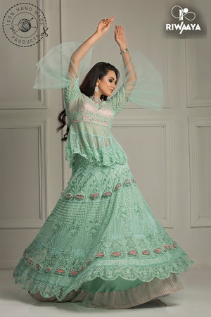 Peplum Lehnga Choli